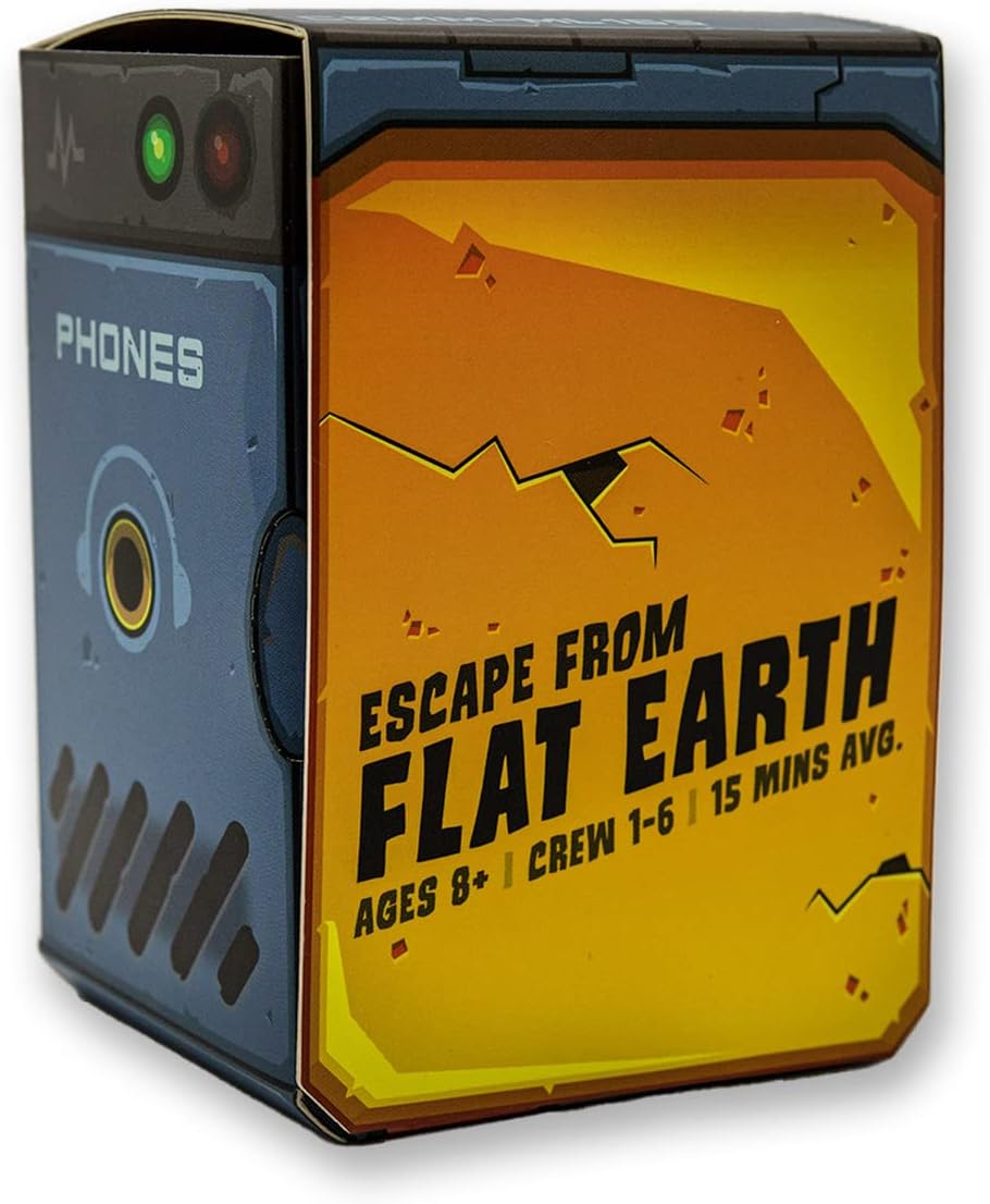 Escape from Flat Earth: A Narrative-Creating Card Game for 1-6 Fans of sci-fi who Should Know Better Than to wear red