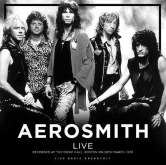 Aerosmith - Live at the Music Hall, Boston On 28th March, 1978 - 12" Vinyl