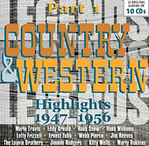Country & Western Highlights - 1947 - 1956 - 10 CD Box Set