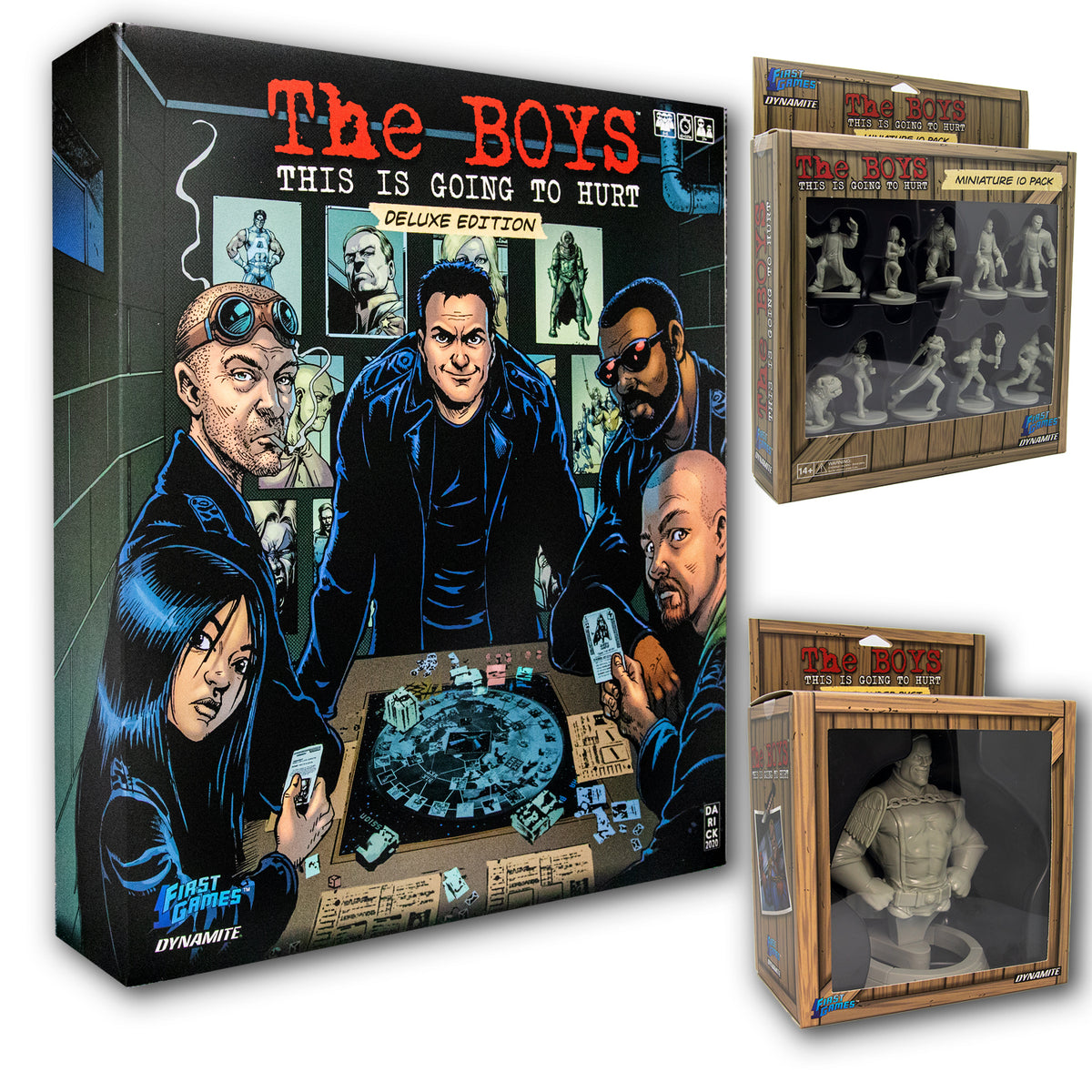 The Boys: This is Going to Hurt (Kickstarter Deluxe Edition Includes Miniature Pack & Homelander Bust)
